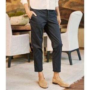 Frank & Eileen Wicklow Washed Black sz 10 Raw Hem